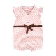 ROMPER JV BROWN RIBBON