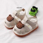 PREWALKER SANDAL WHITE BEAR