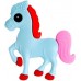 TEETHER SILICONE HORSE