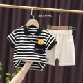 SET STRIPE LION BLACK