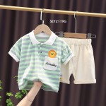 SET STRIPE LION GREEN