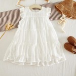 DRESS WHITE POLKADOT