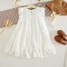 DRESS WHITE POLKADOT