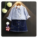 SET HI-MM BLUE STRIPE BUNNY