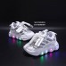 SEPATU SNEAKERS GREY LED