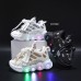 SEPATU SNEAKERS GREY LED